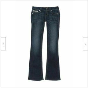 Rock Revival Size 24 Dark Wash Embellished Bootcut Jeans NEW! Never been worn.